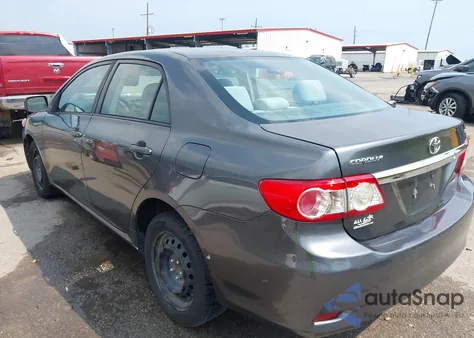 2012 Toyota Corolla Le из США, поврежденный, VIN 5YFBU4EE3CP038485